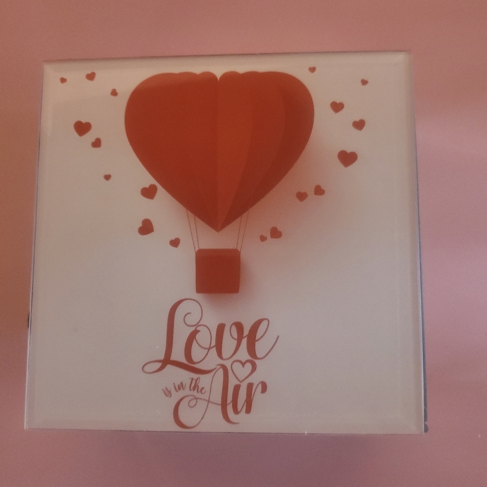 Mirror jewelry box Love is in the Air